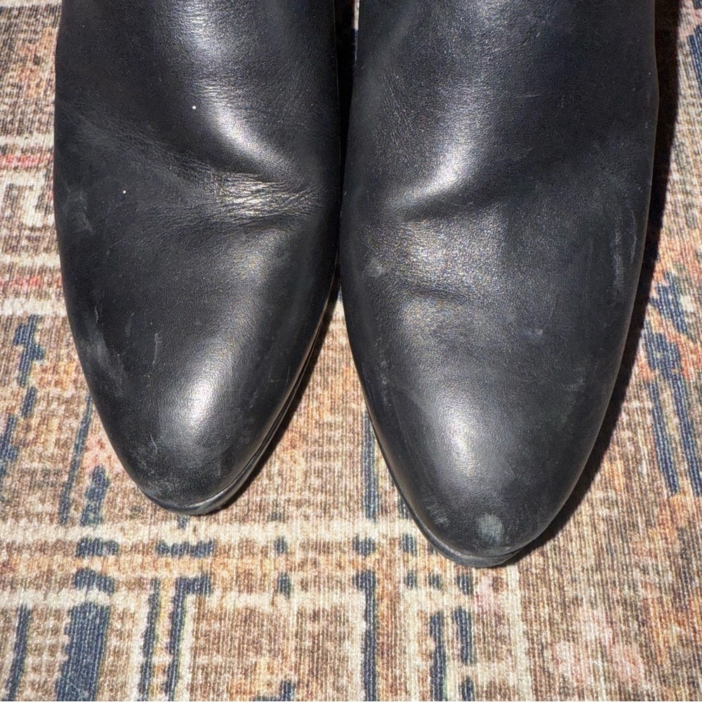 Acne Studios Orbit Black Leather Heeled Ankle Boots EU 40 / US 10 - Picture 4 of 7